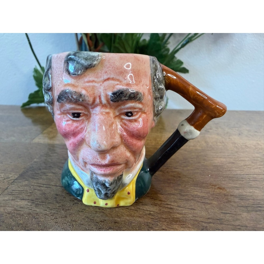 Lancaster Sandland Disraeli Mini Character Jug Hand Painted England Vintage